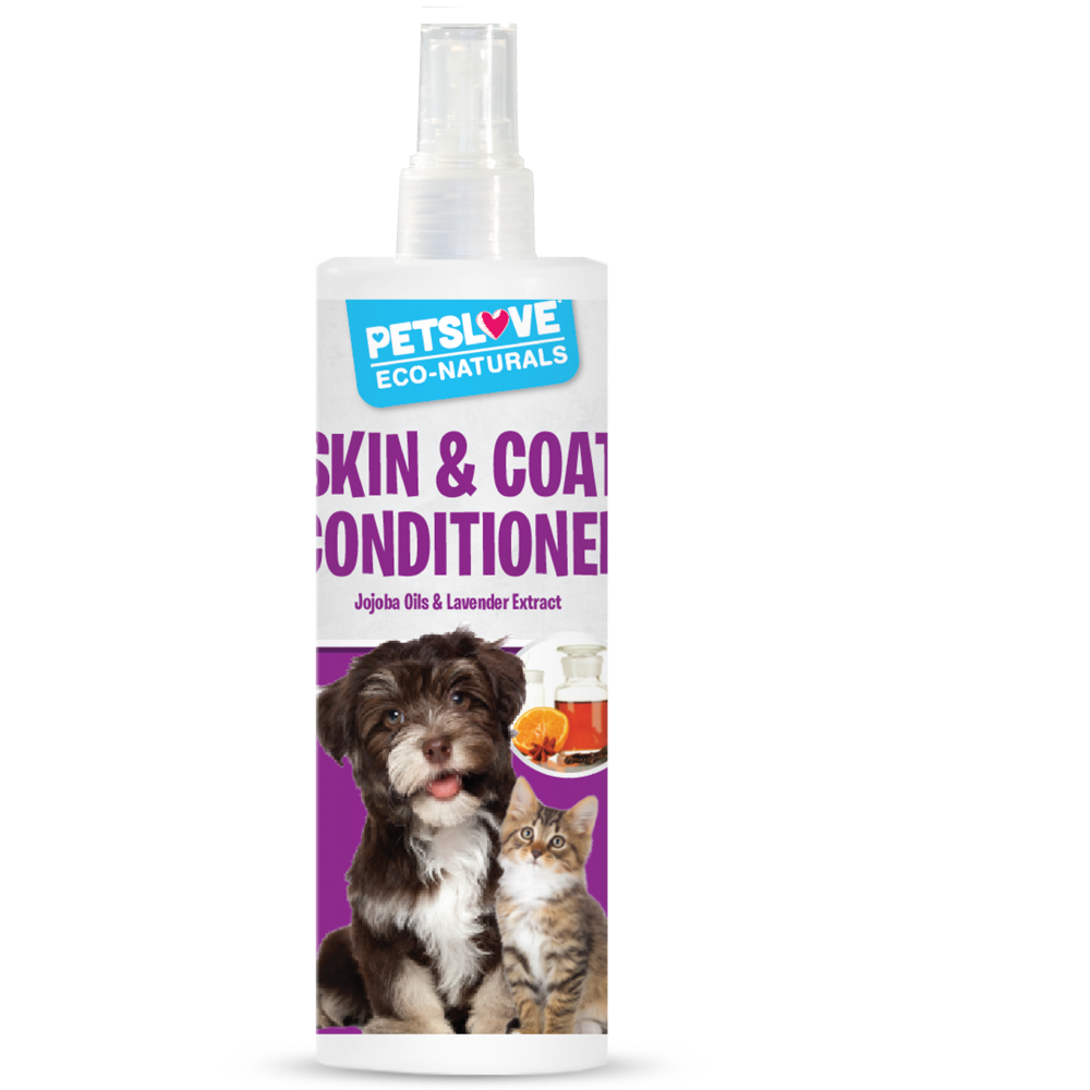 Truly Natural Skin and Coat Spray contains coconut, jojoba and