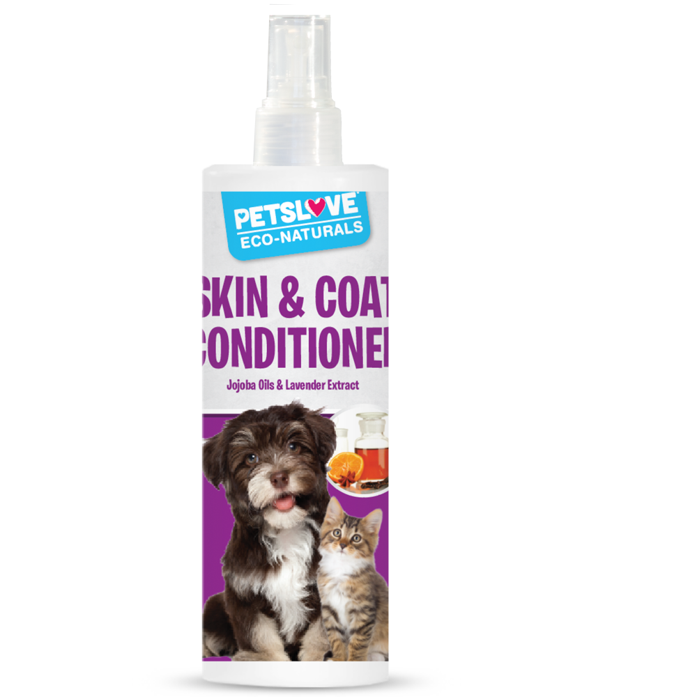 Natural Skin and Coat Conditioner Spray with Lavender and Jojoba Oil